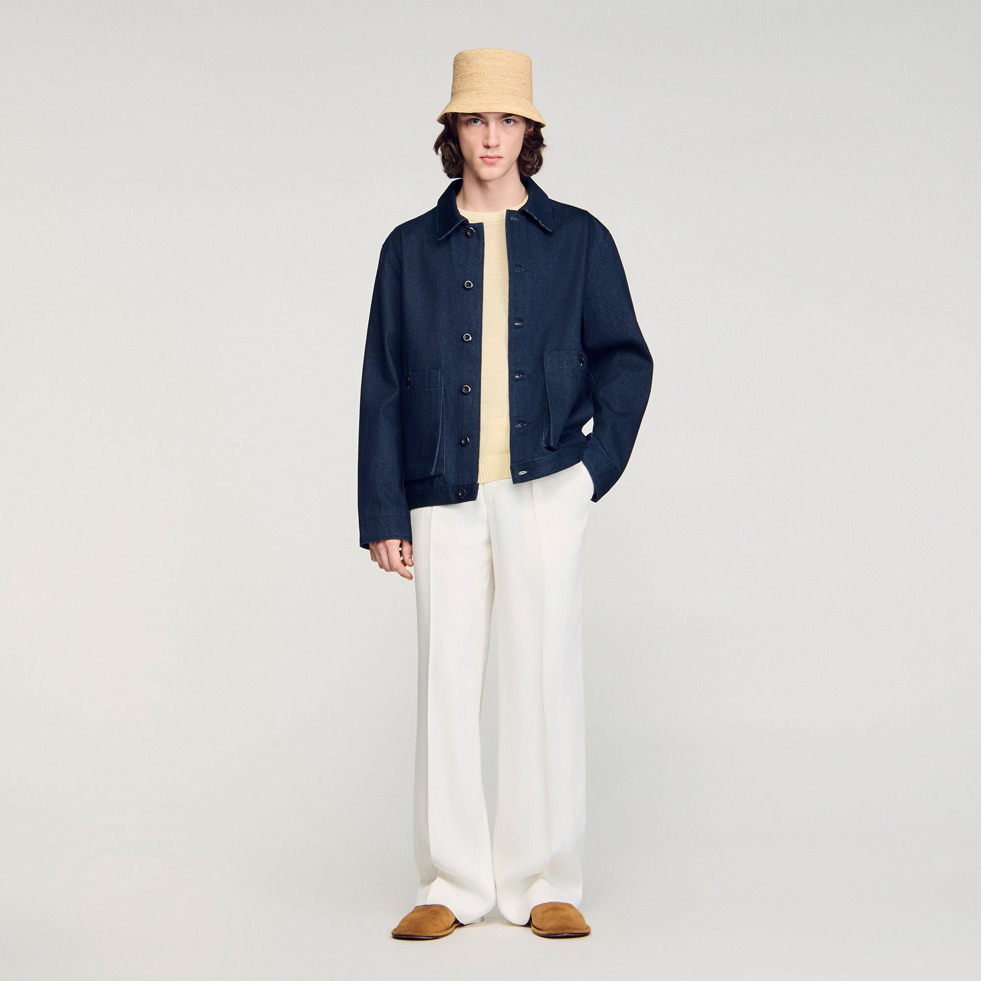 Cazadora vaquera de trabajador