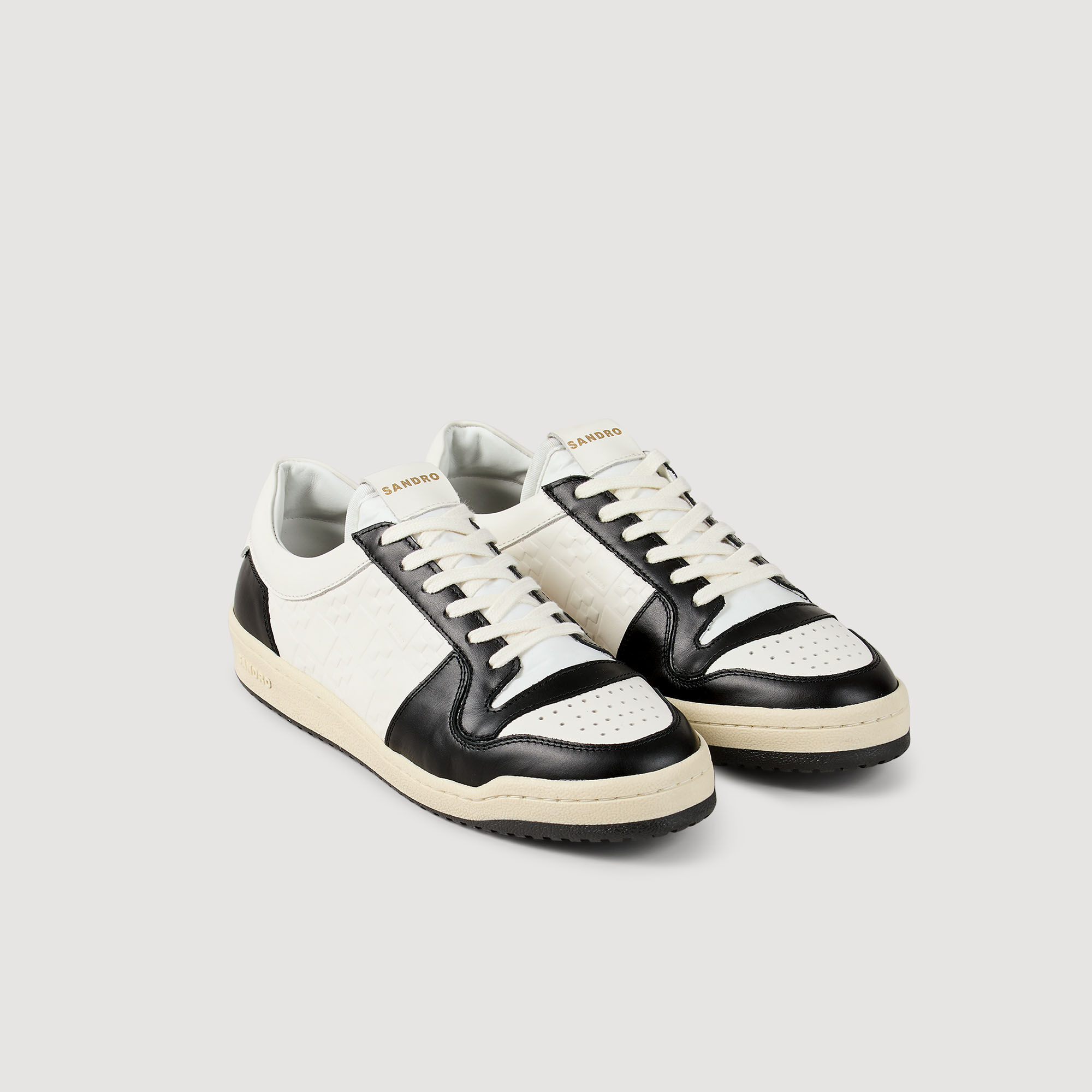 Deportivas bajas de cuero