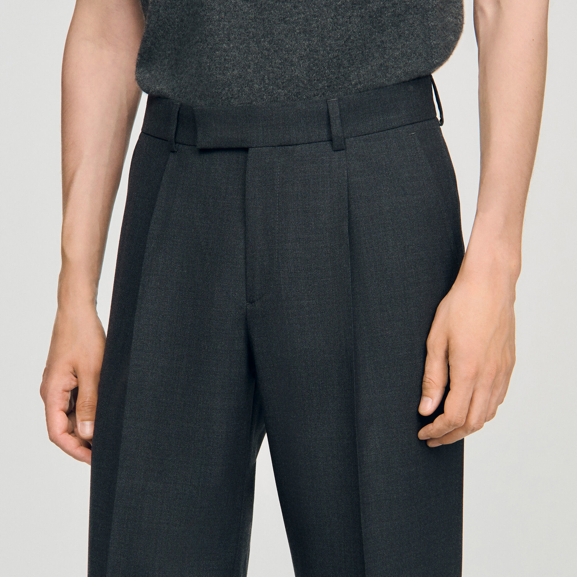Pantalón de traje de lana