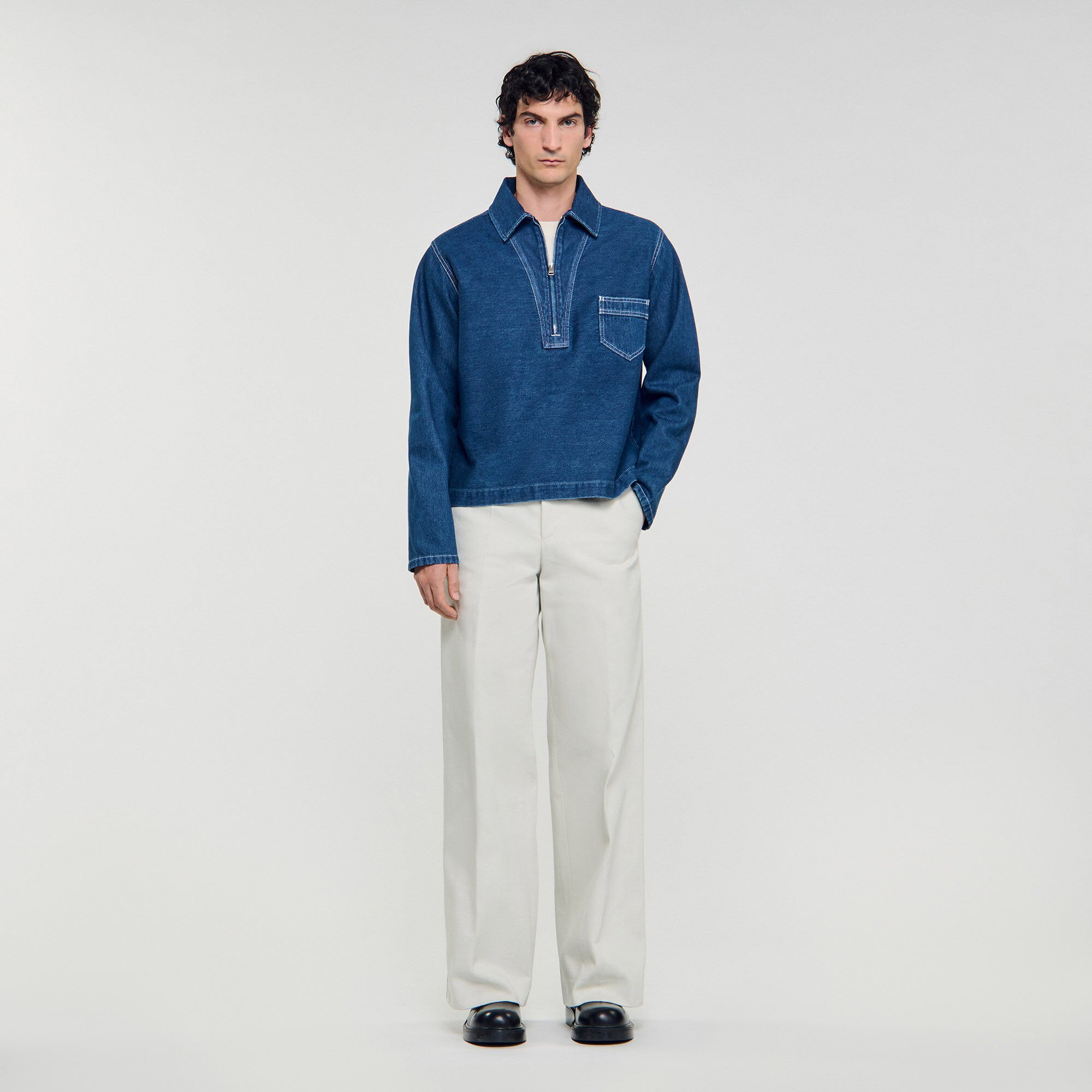 Túnica de denim