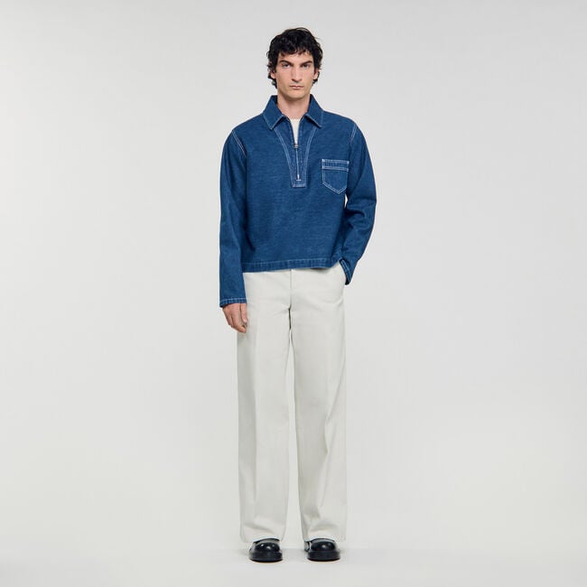 Túnica de denim
