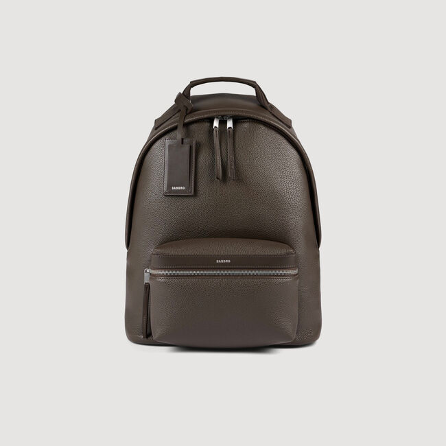 Mochila de tela revestida