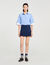 Short de traje con pliegues