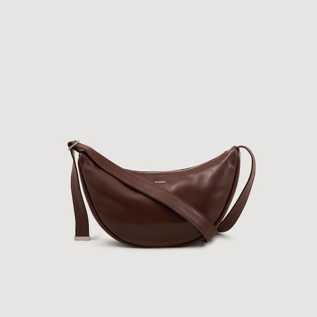 Bolso hobo pequeño de cuero