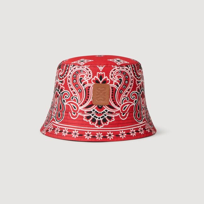 Gorro de pescador estampado bandana