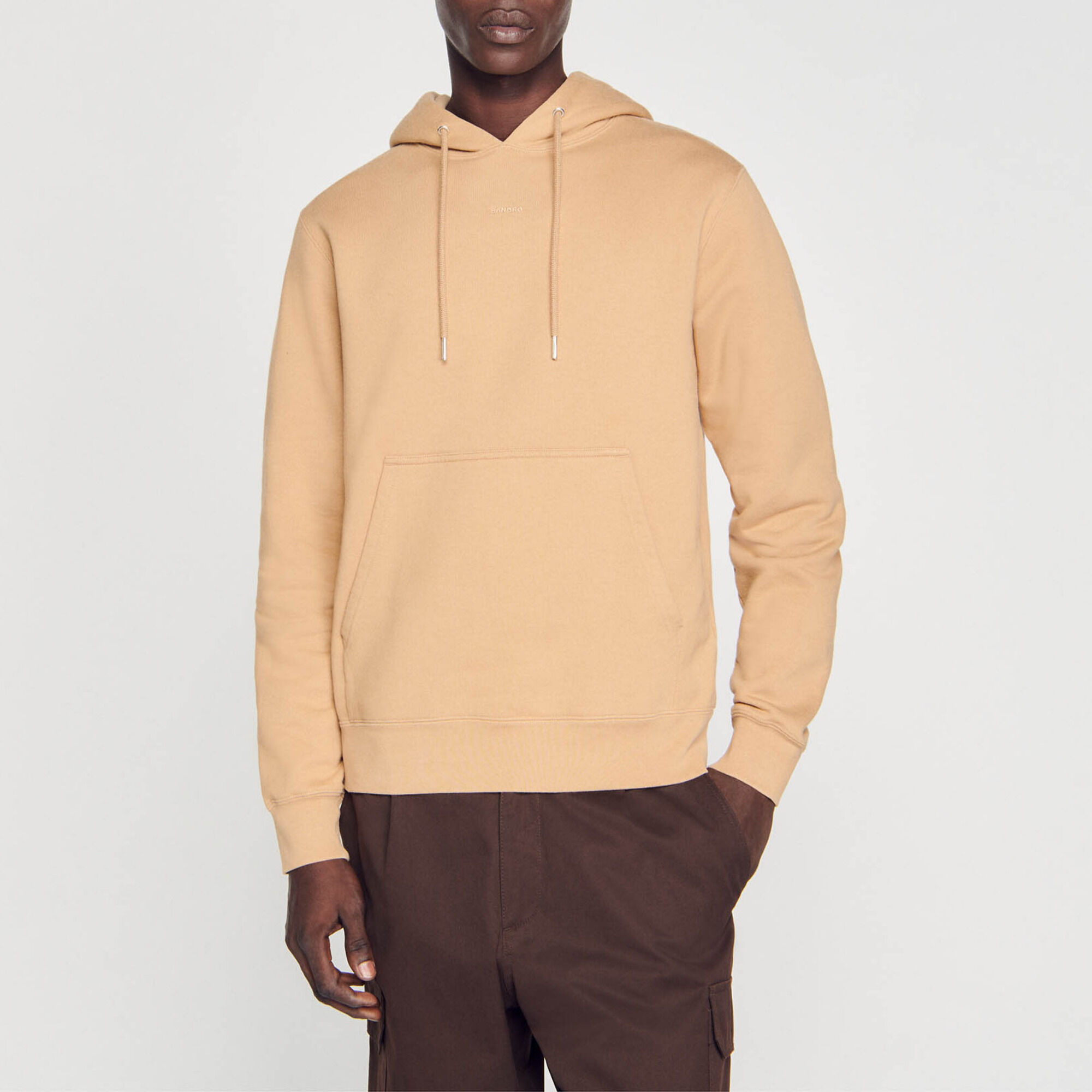 Sudadera hombre bordado algodón orgánico