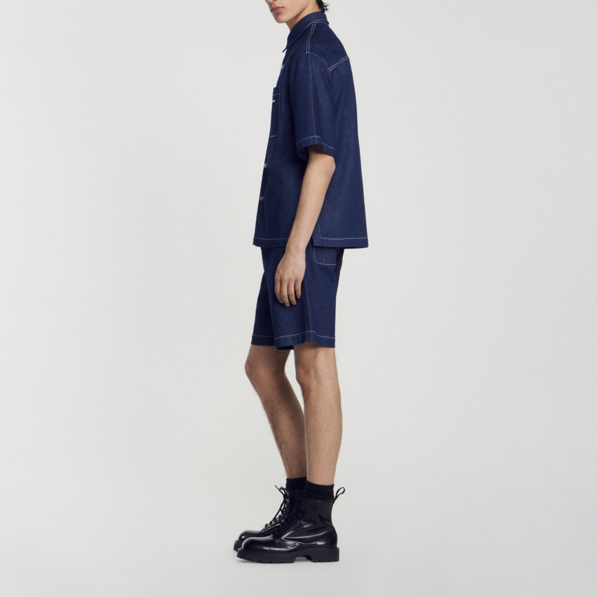 Camisa de denim