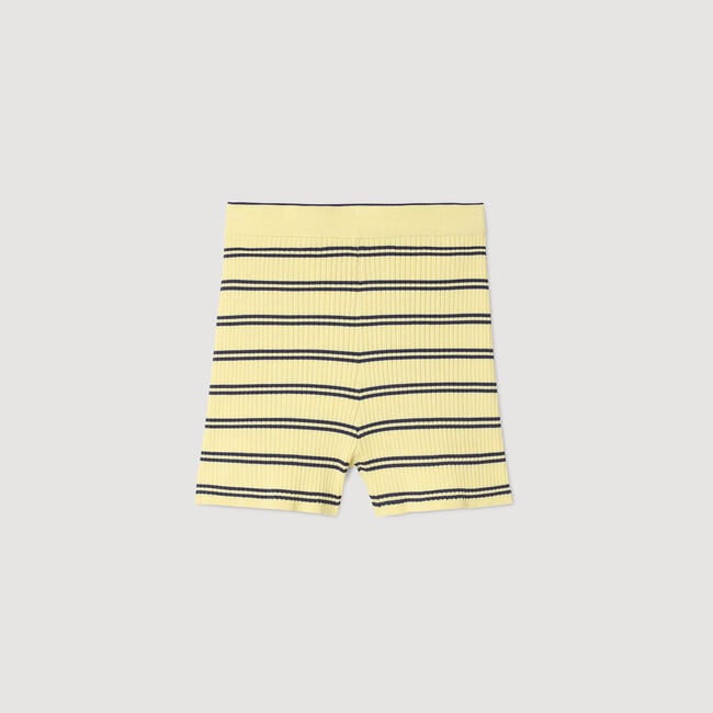Pantalón corto de rayas