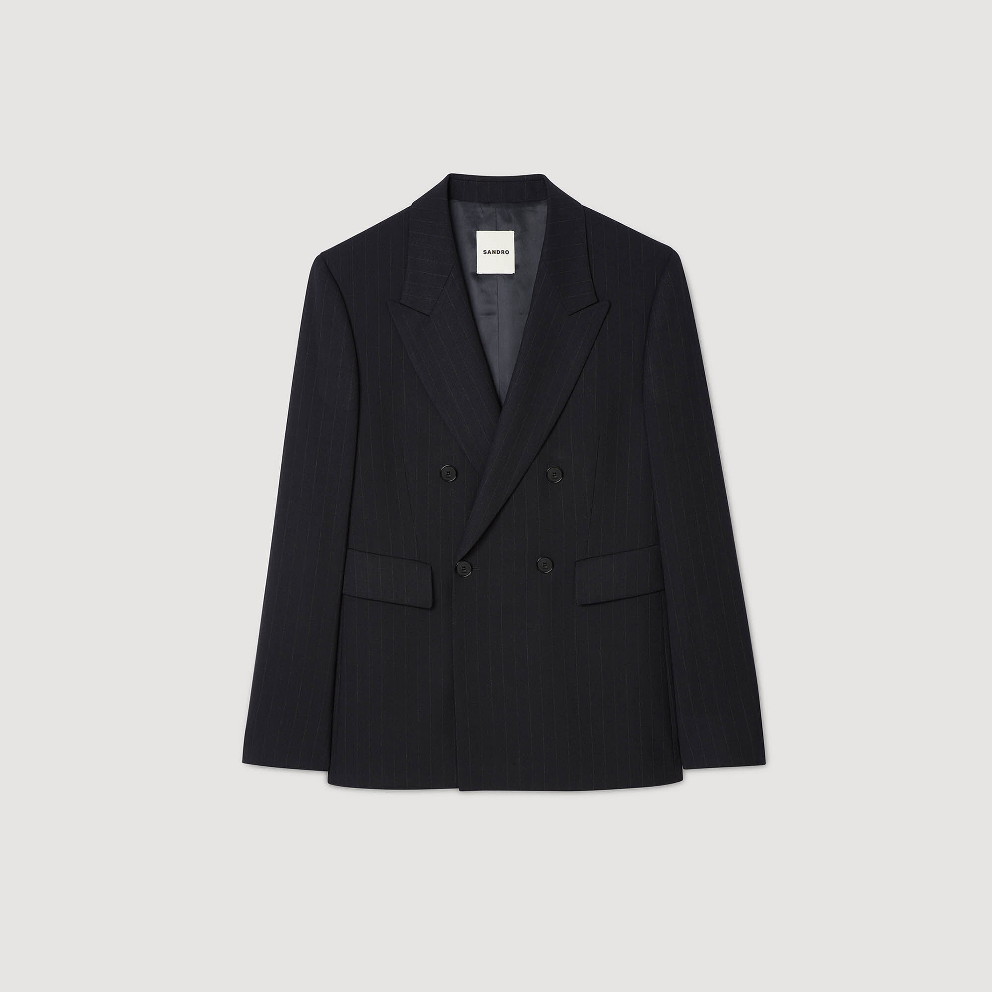 Chaqueta de traje cruzada