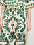 Pantal&oacute;n con estampado floral