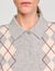 Jersey de rombos con cuello polo
