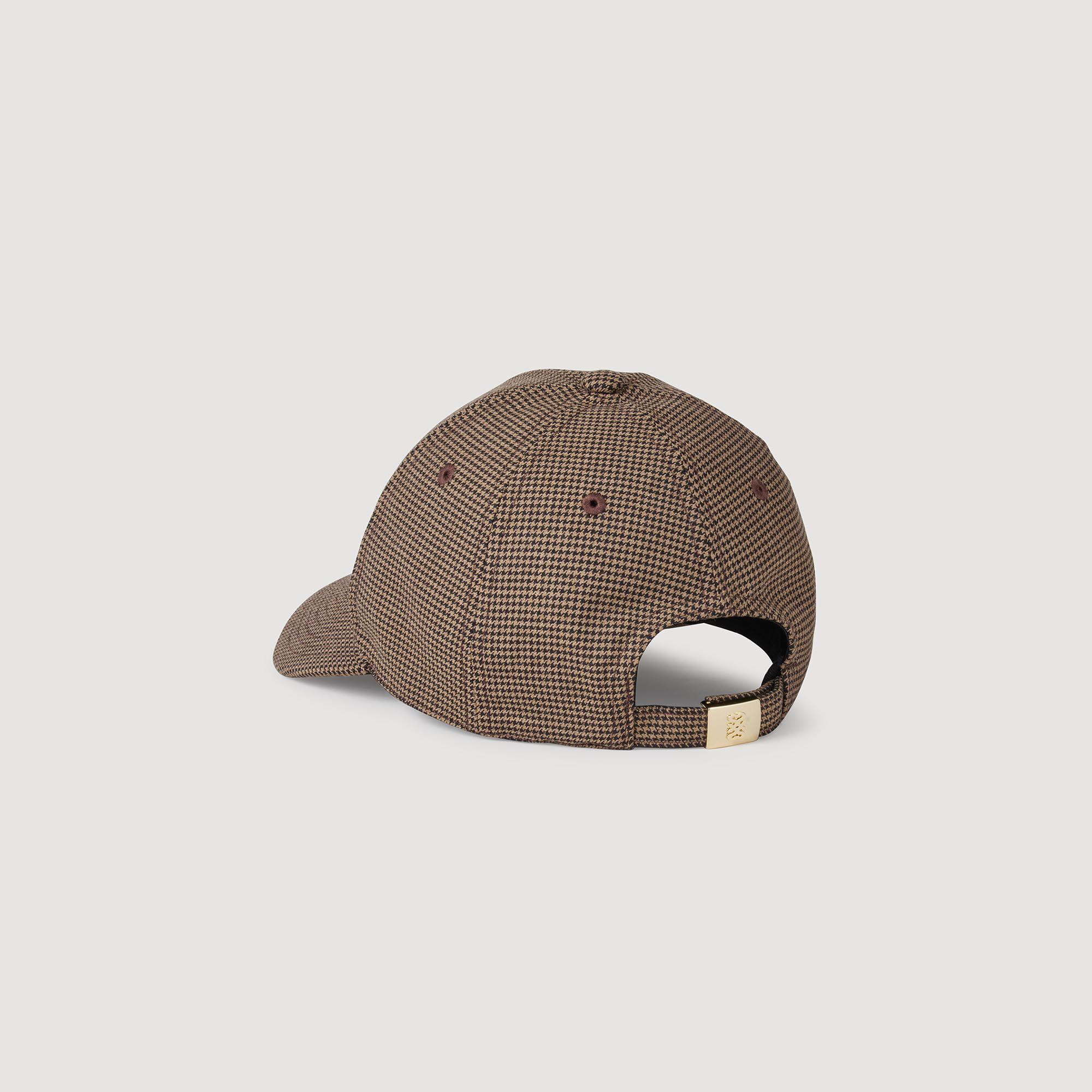 Gorra estampado pied de puce