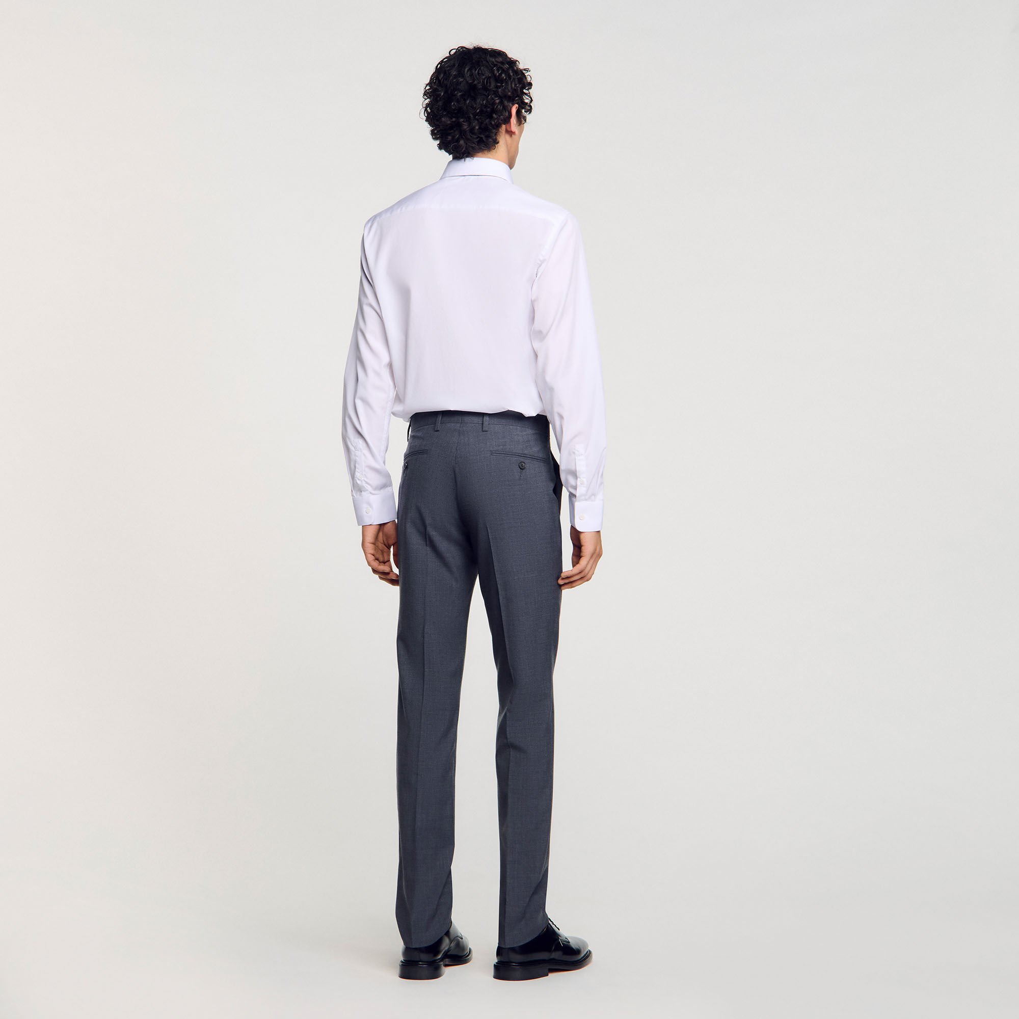 Pantalón de traje en lana