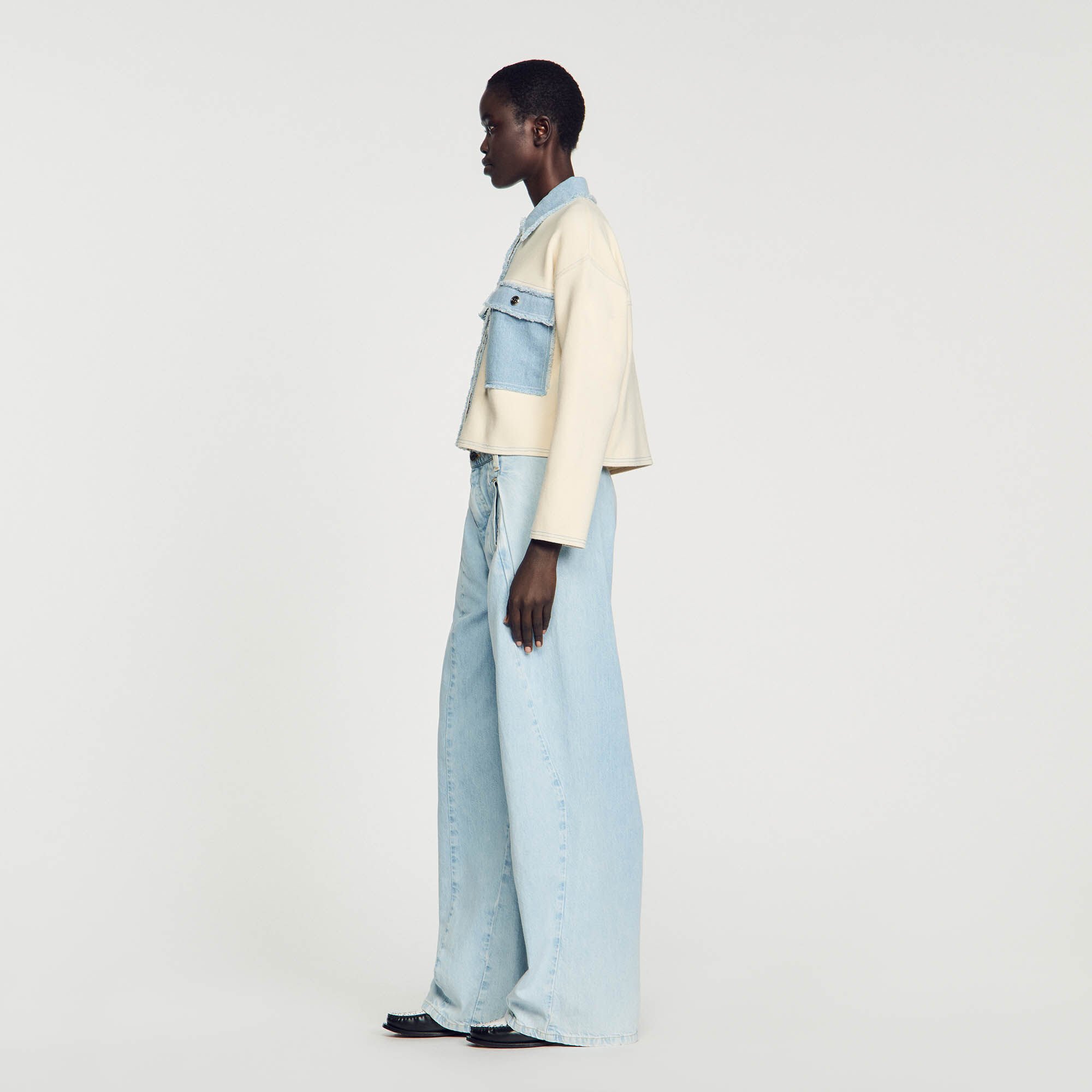 Cardicoat oversize de dos materiales