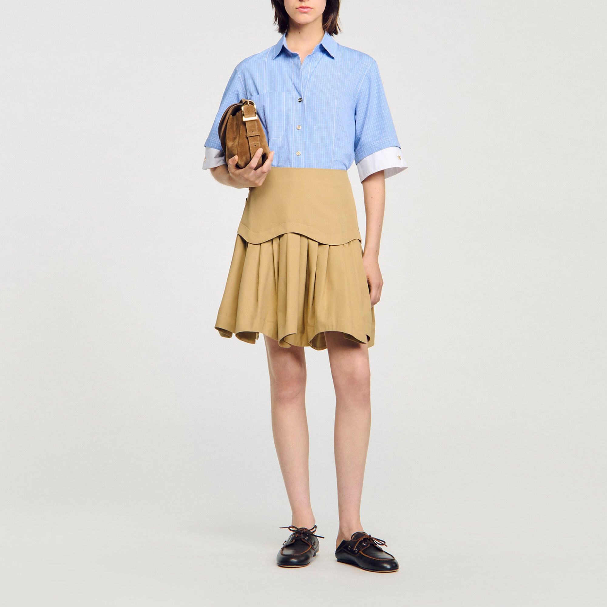 Camisa a cuadros oversize - Mujer | Sandro