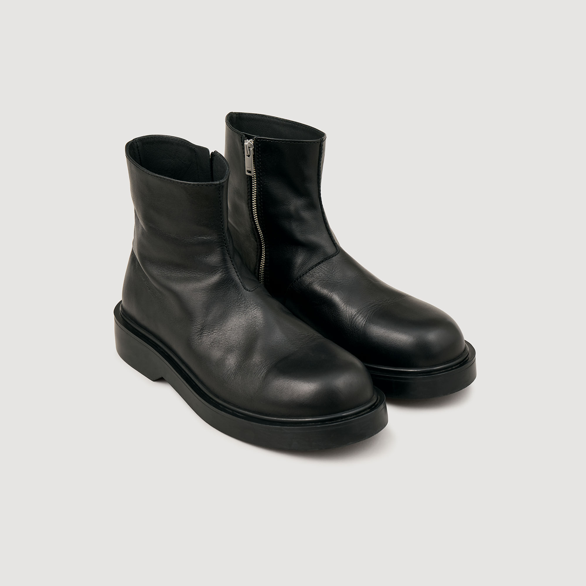 Botines en cuero