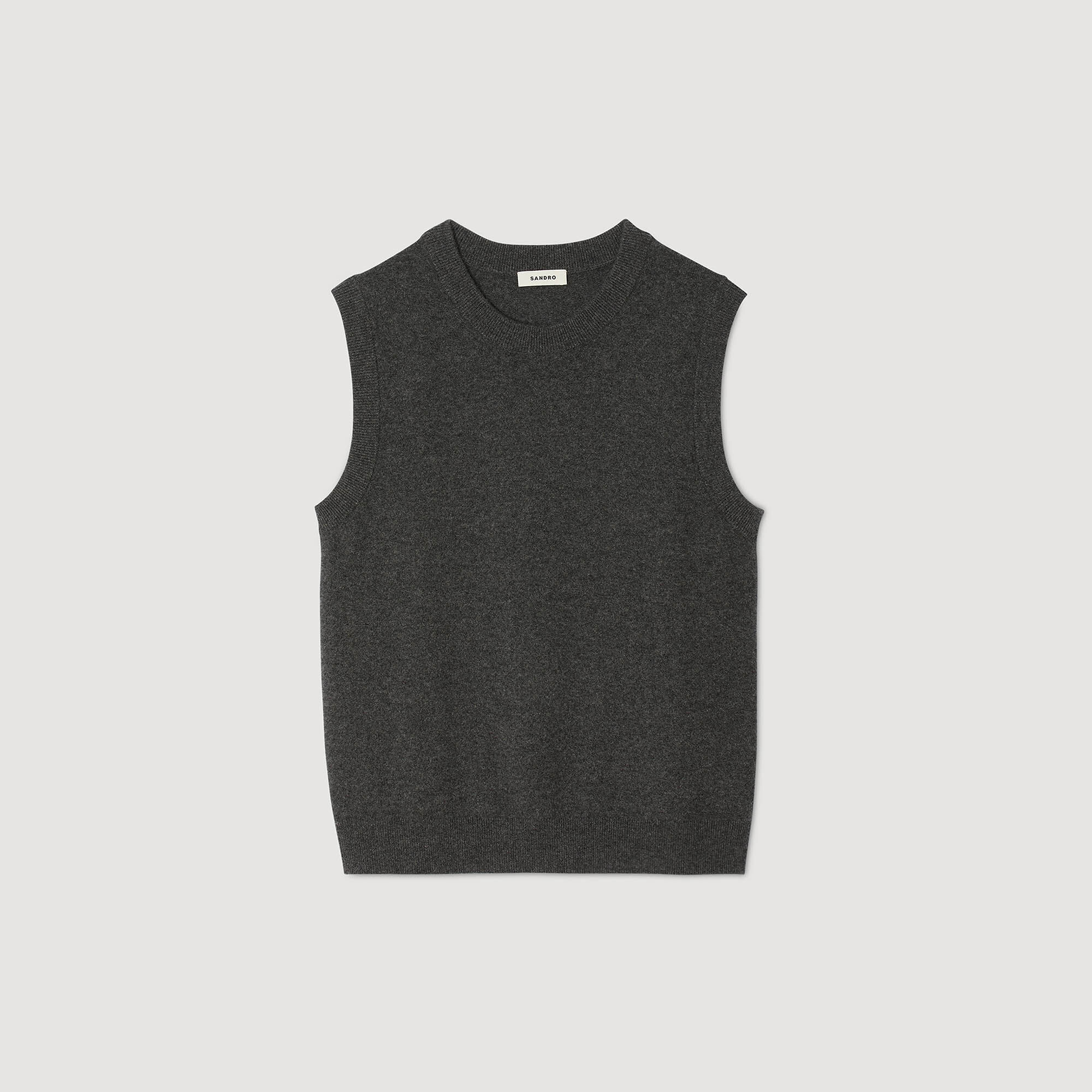 Camiseta de tirantes de cachemira