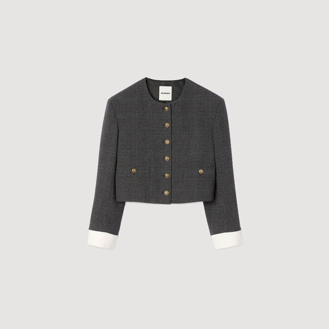 Chaqueta sastre con strass