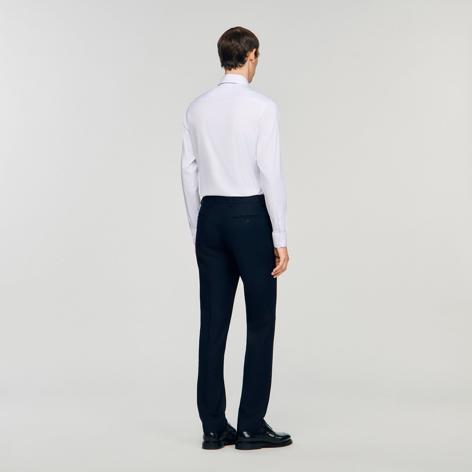 Pantalón de traje de lana