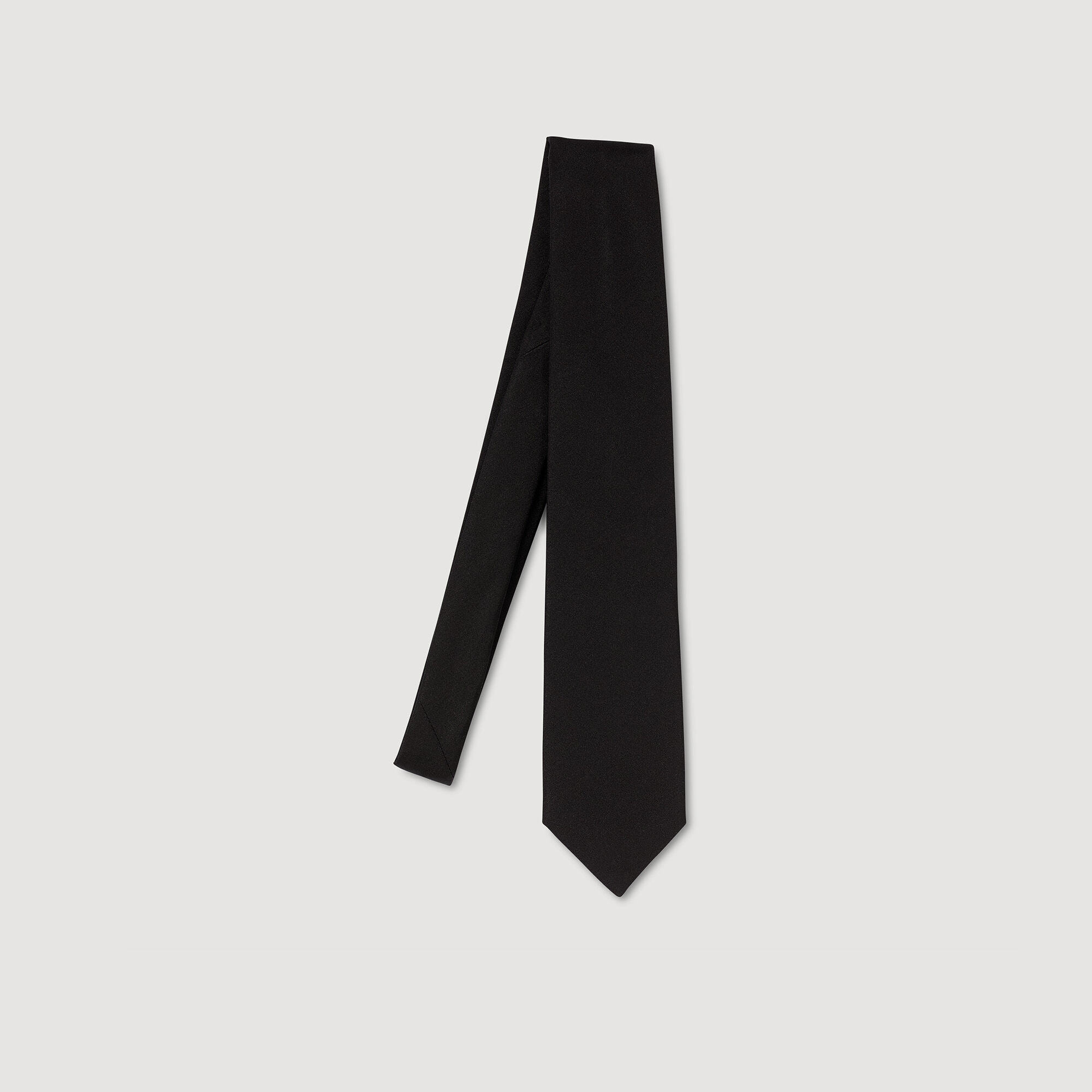 Corbata de jacquard de seda