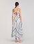 Vestido largo con espirales