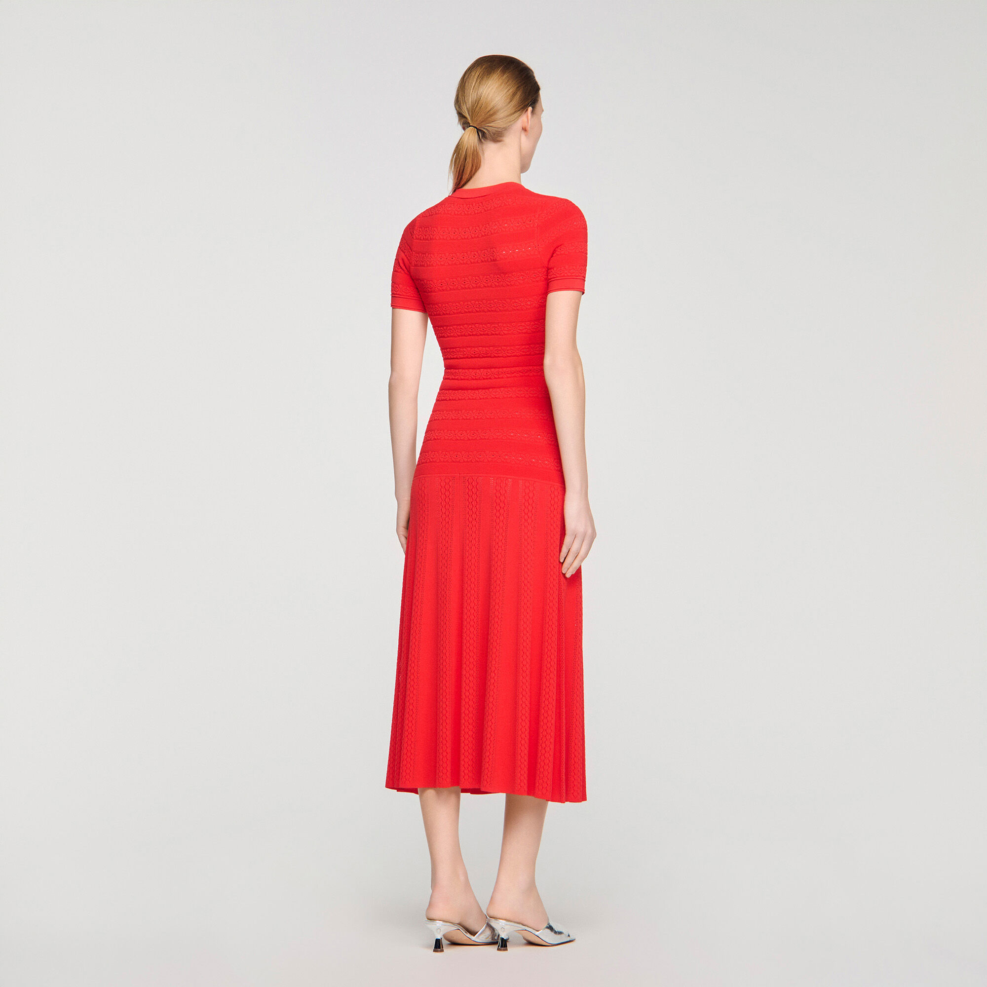 Vestido largo de punto