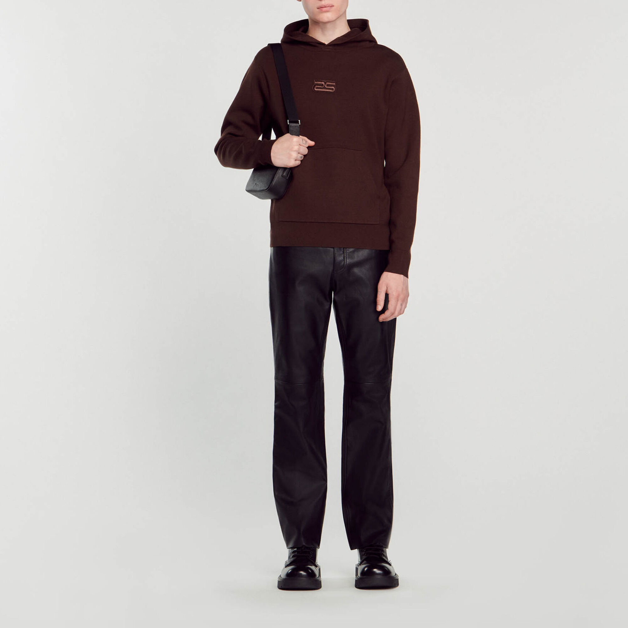 Sudadera de punto con capucha