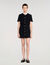 Vestido corto con cuello amovible