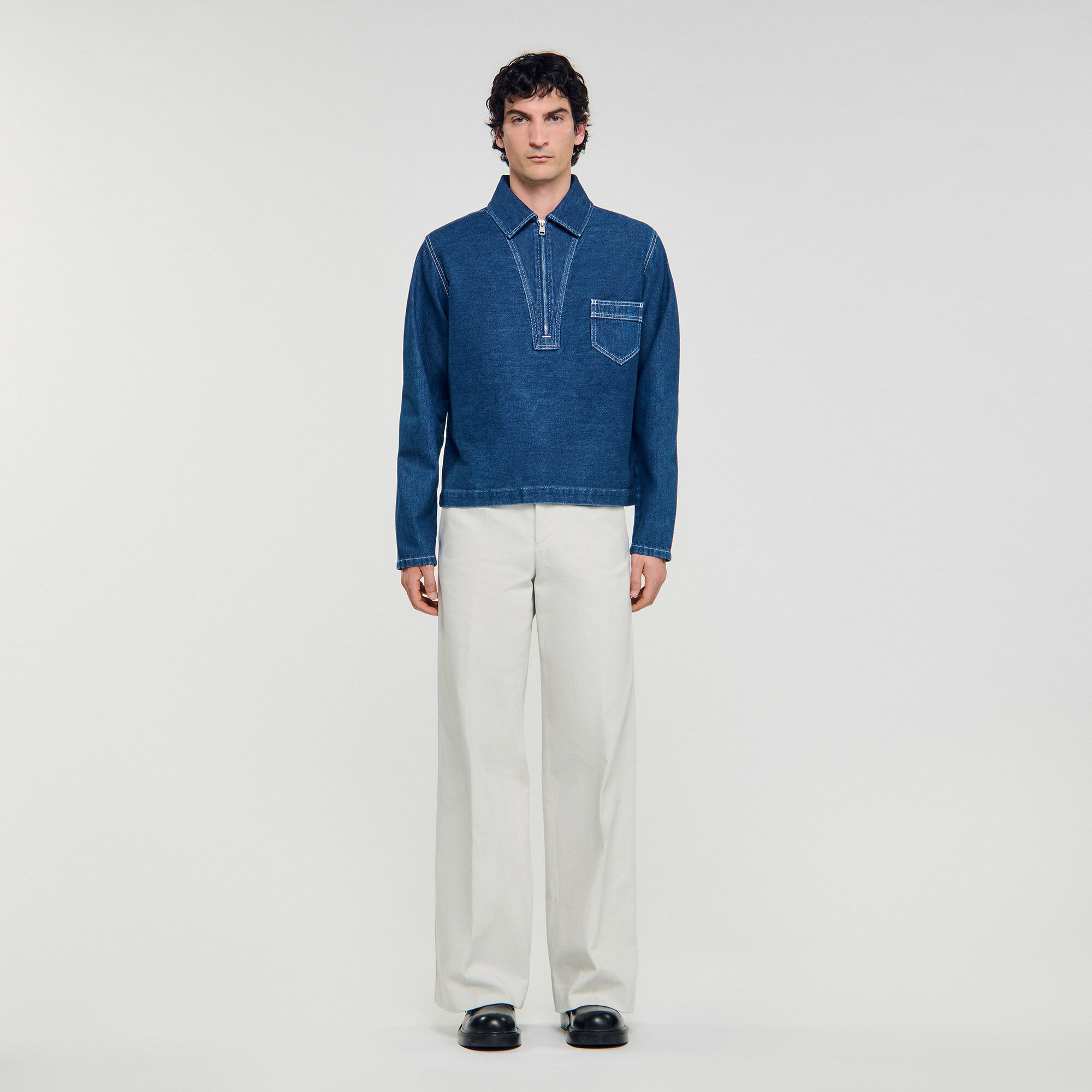 Túnica de denim