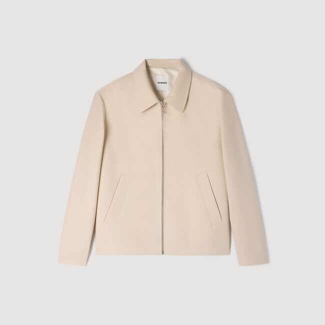 Cazadora con cremallera