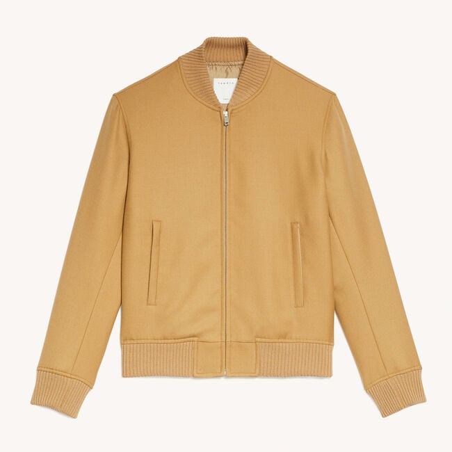 Cazadora con cremallera tipo bomber
