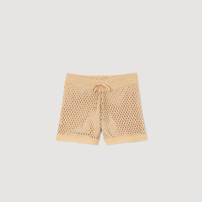Pantalón corto con strass