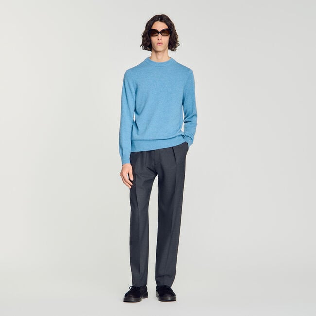 Jersey de cachemira cuello redondo - Mixte | Sandro