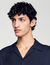 Camisa con cuello italiano