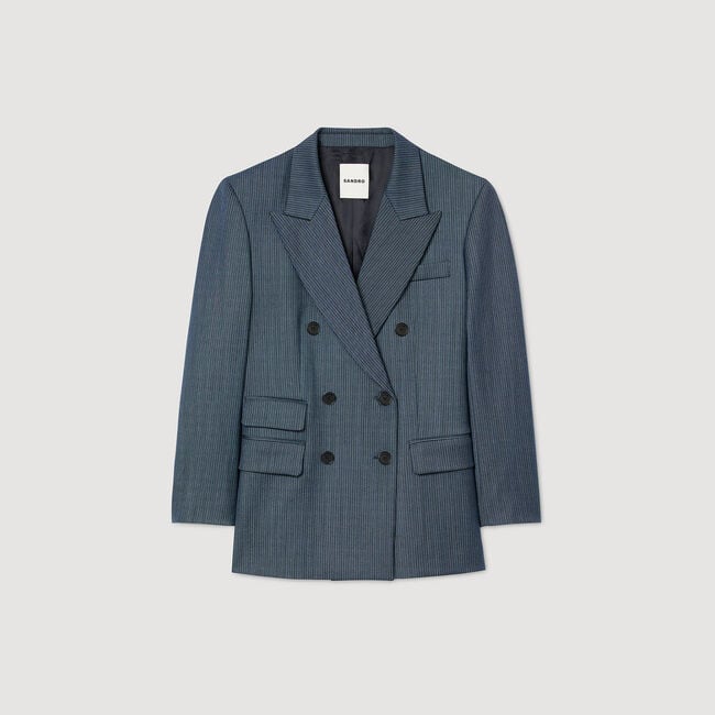 Chaqueta sastre de rayas