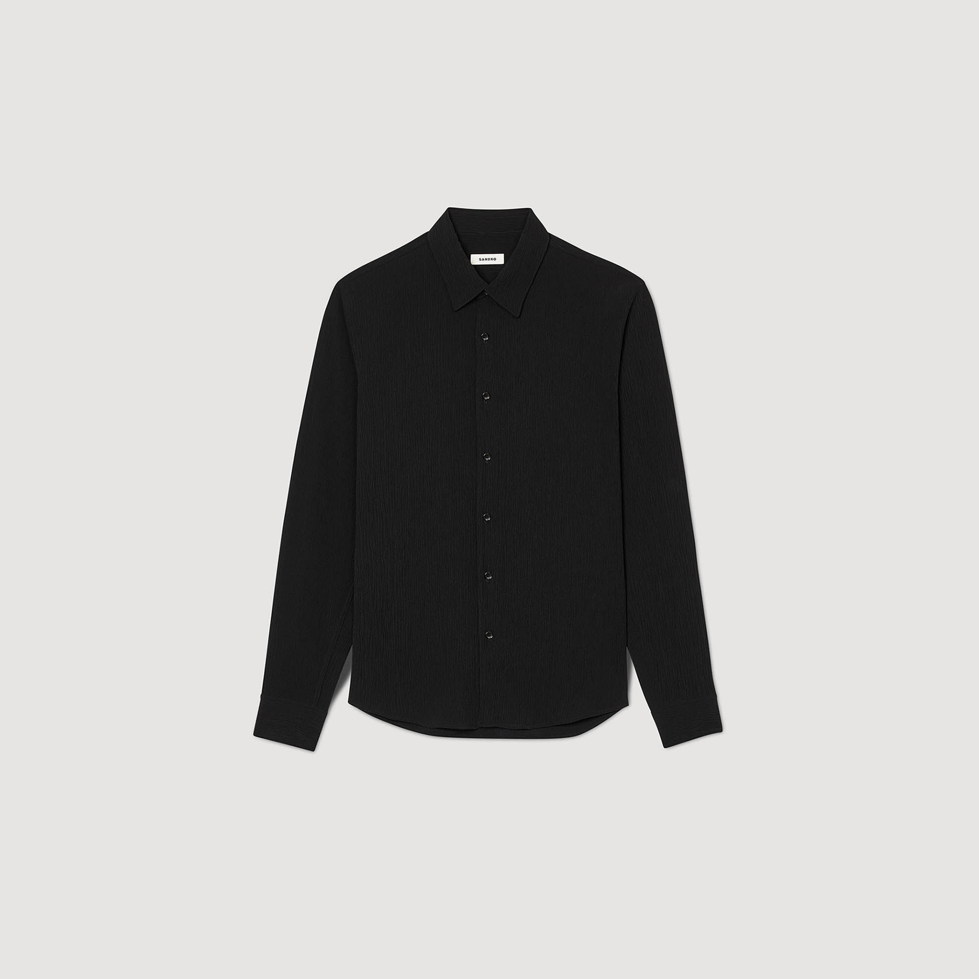 Camisa fluida plisada - Hombre | Sandro