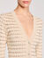 Vestido largo de punto con strass