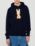 Sudadera con capucha, estampado conejo