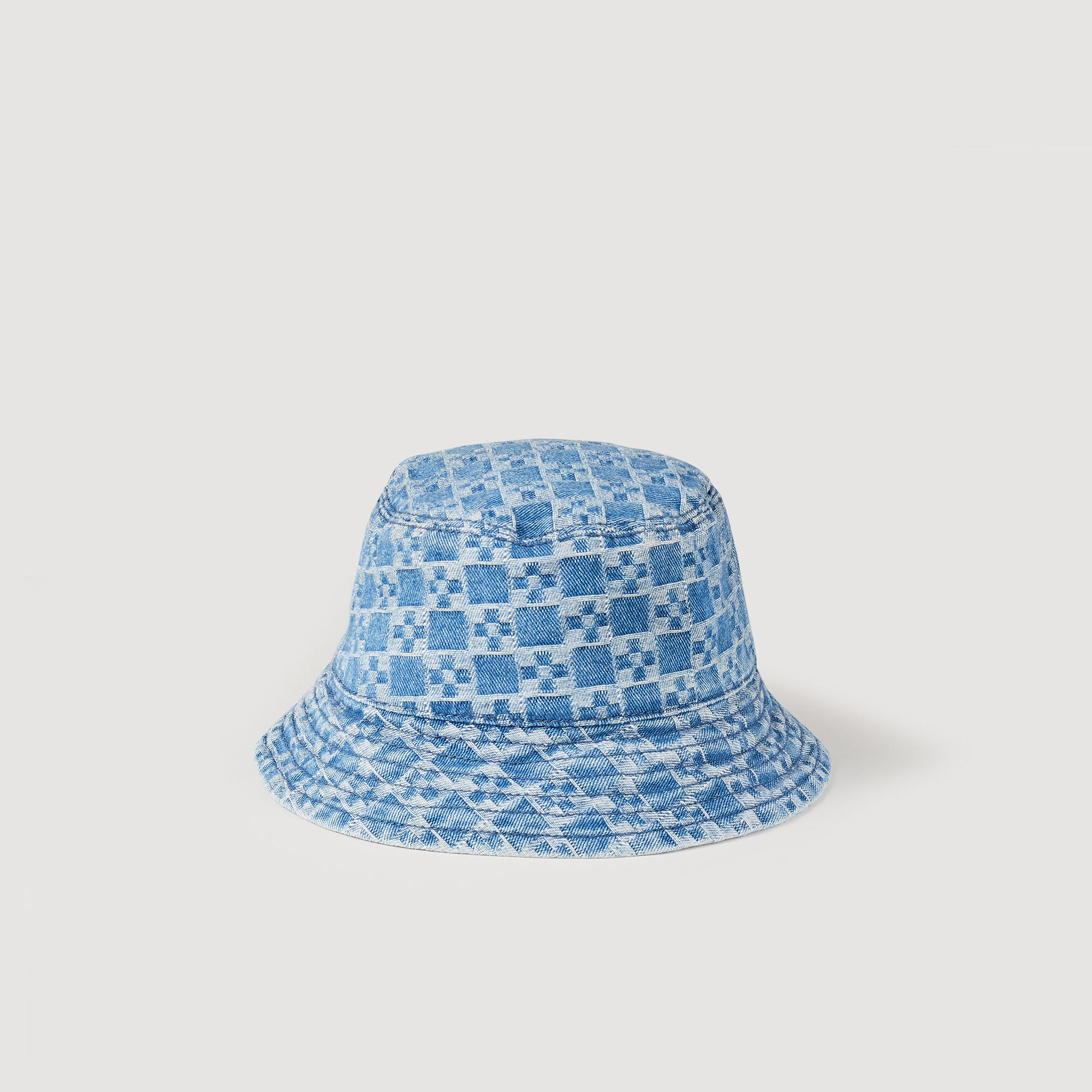 Sombrero bob de denim Square Cross