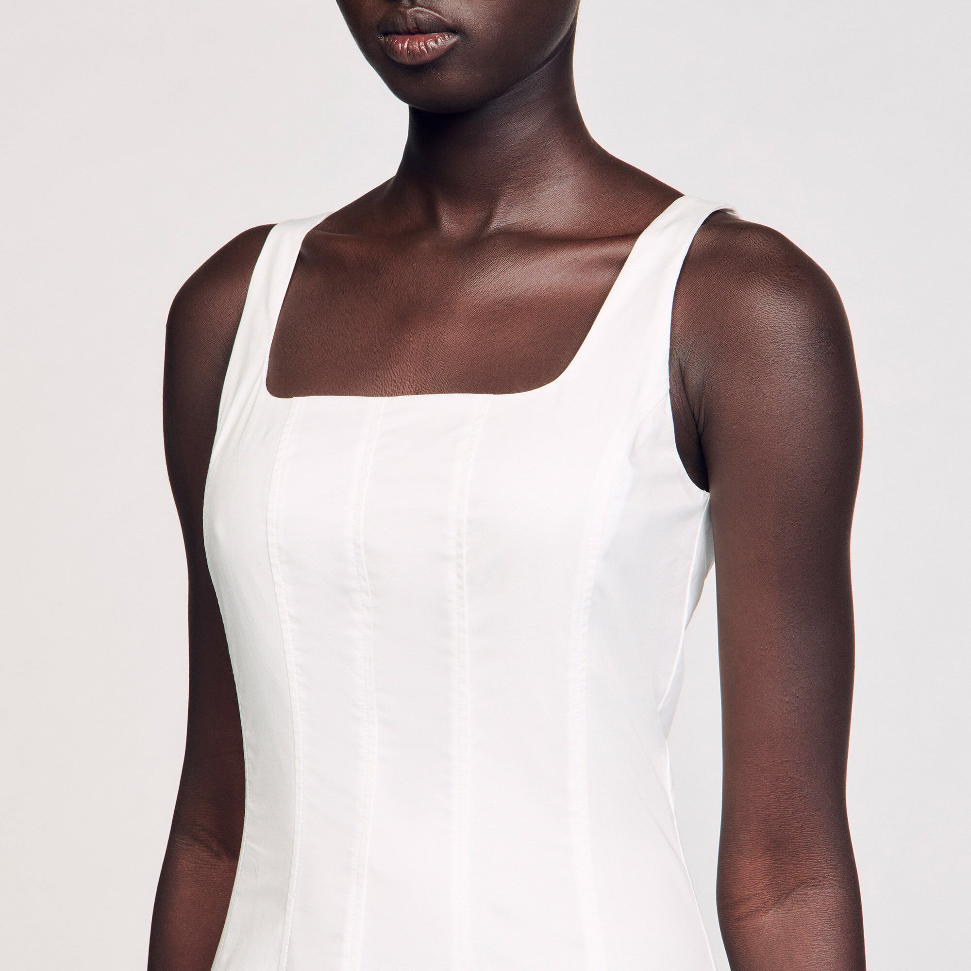 Vestido largo evasé