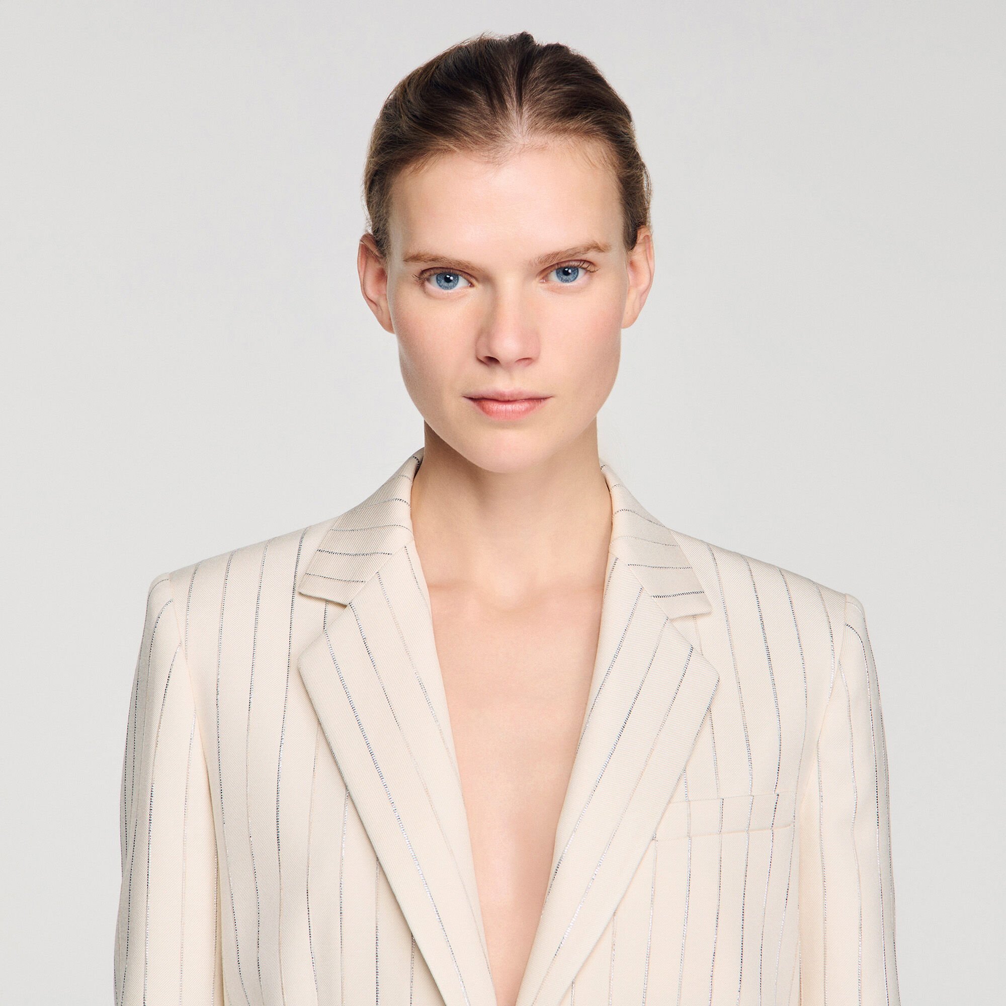 Chaqueta sastre de rayas