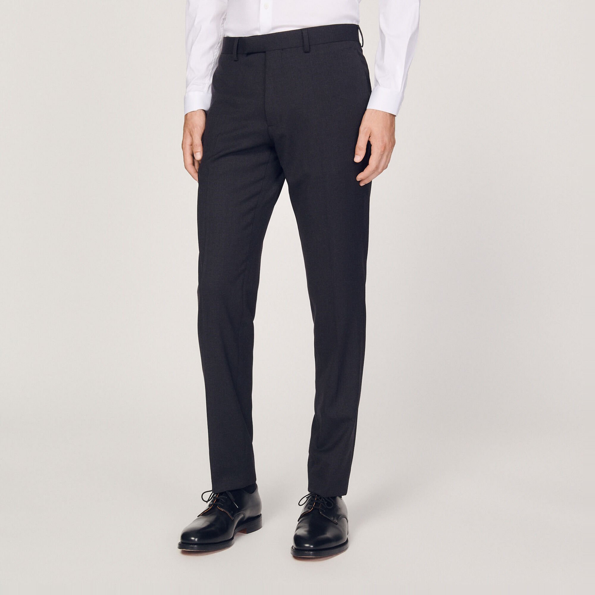 Pantalón de traje de lana