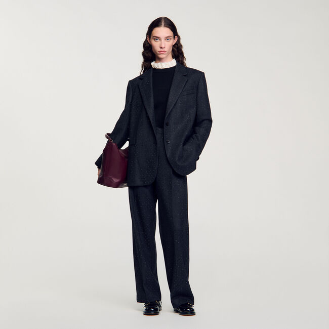 Chaqueta de traje ancha