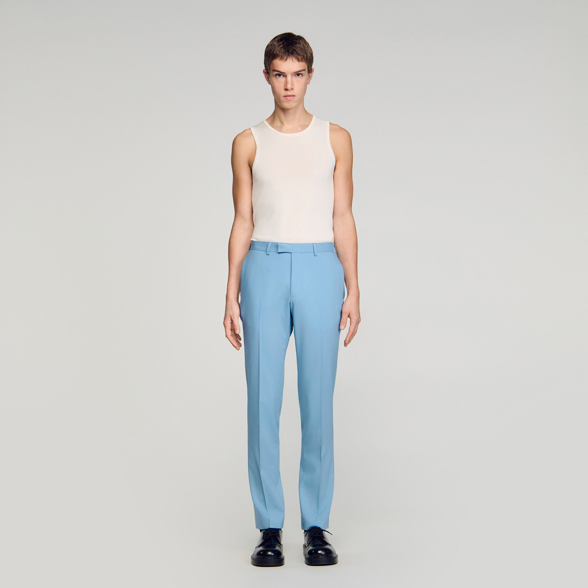 Pantal&oacute;n de traje de lana