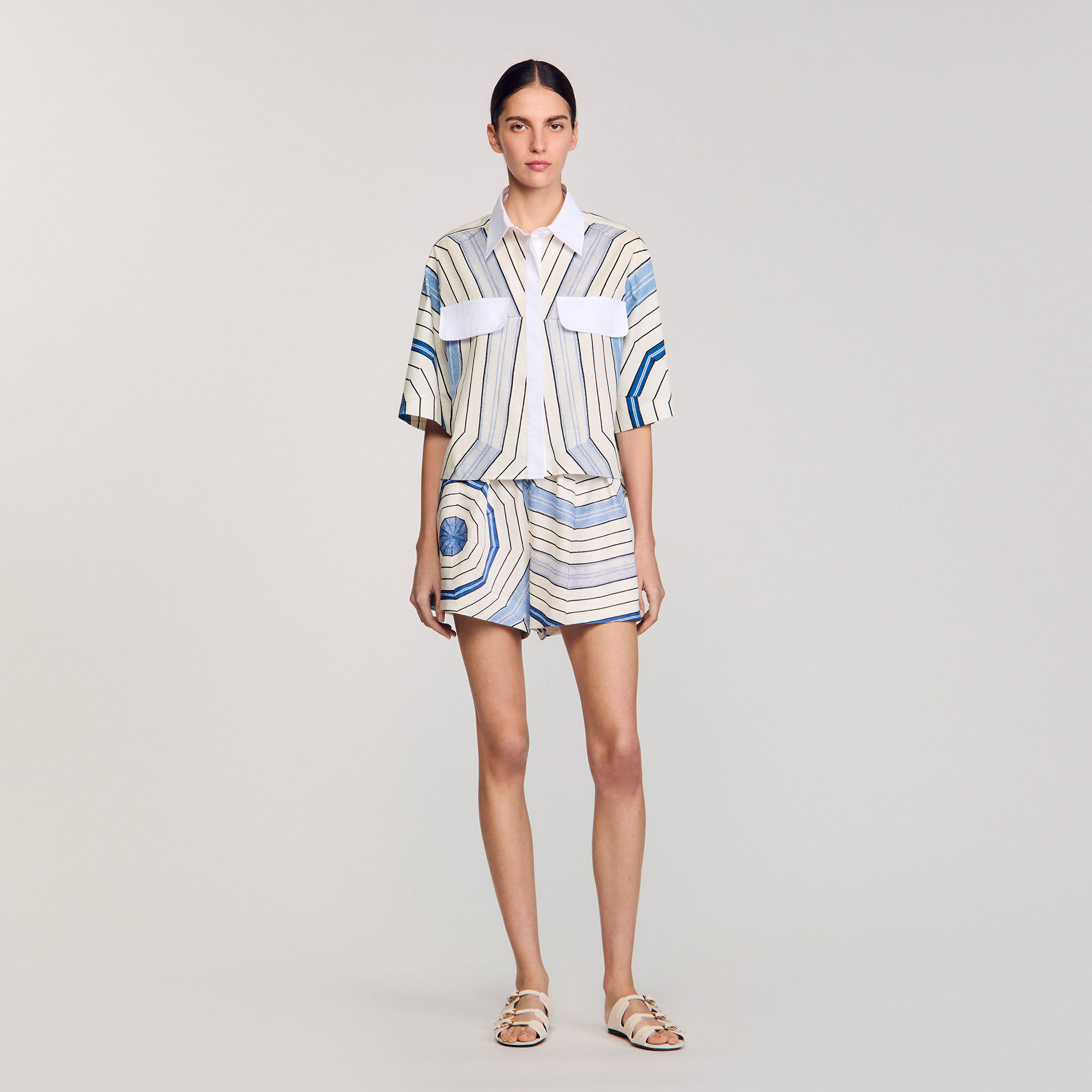 Camisa con espirales