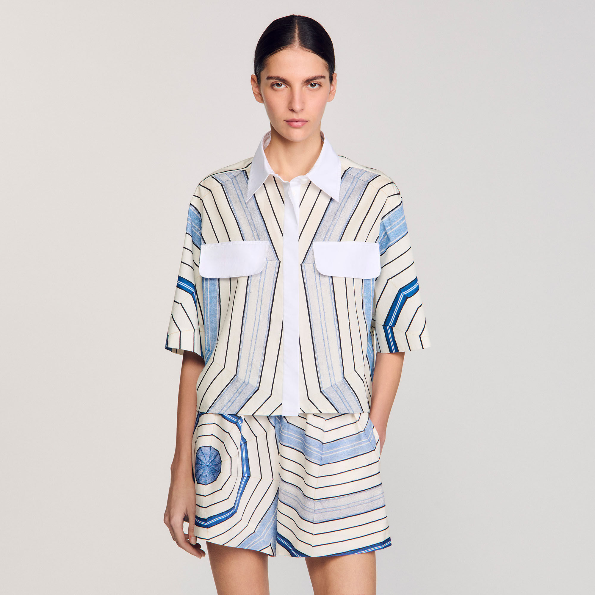 Camisa con espirales
