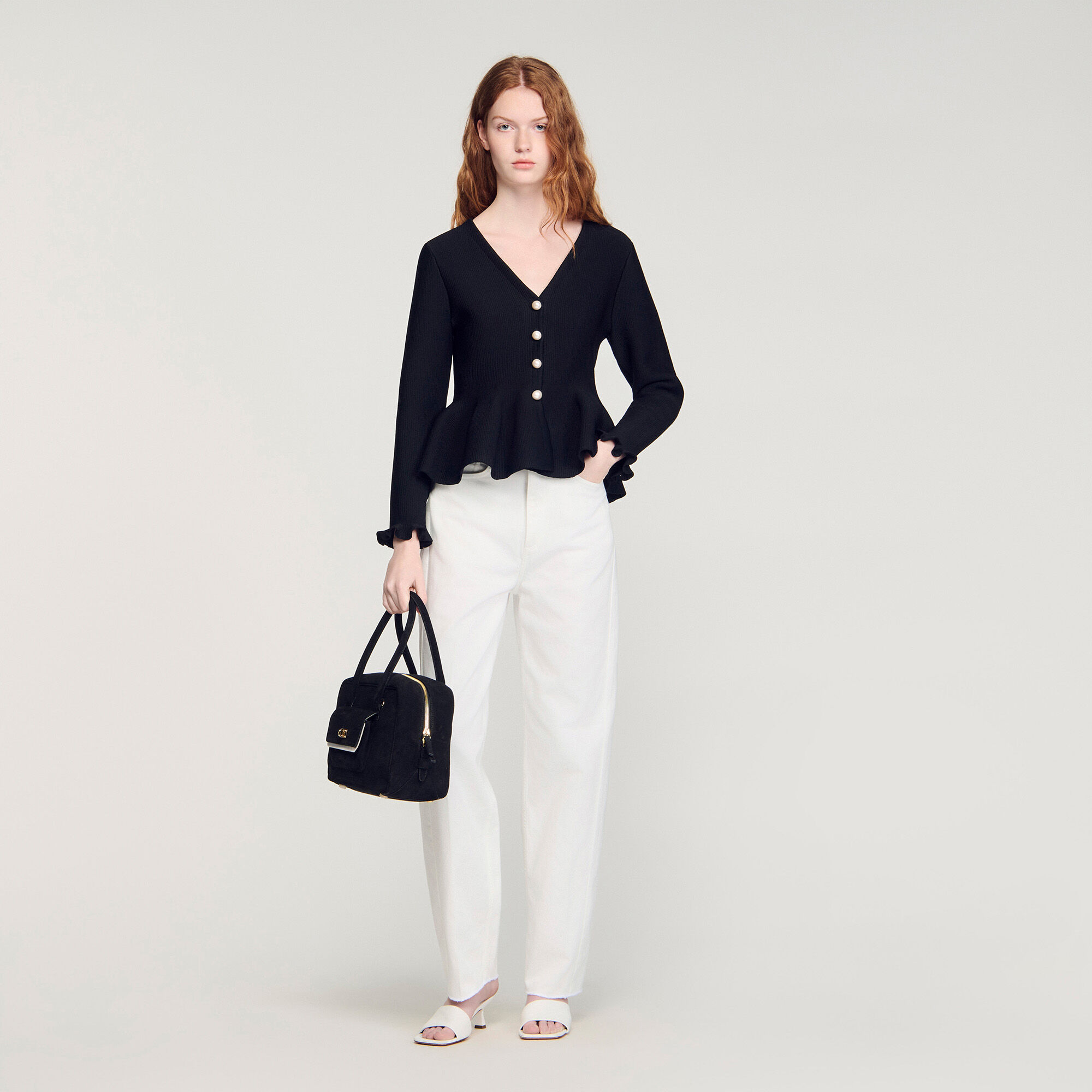 C&aacute;rdigan con peplum