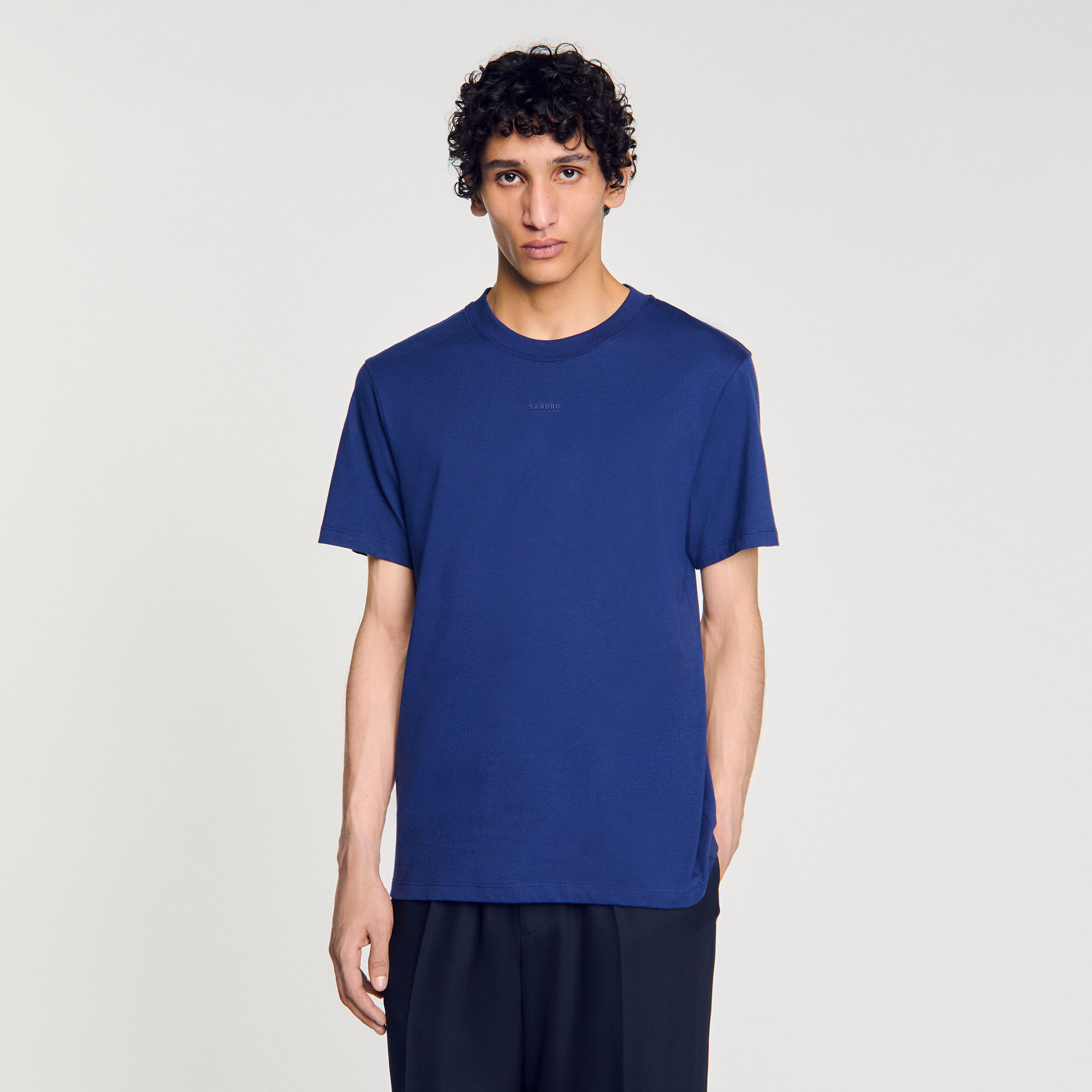 Camiseta de algodón con logotipo