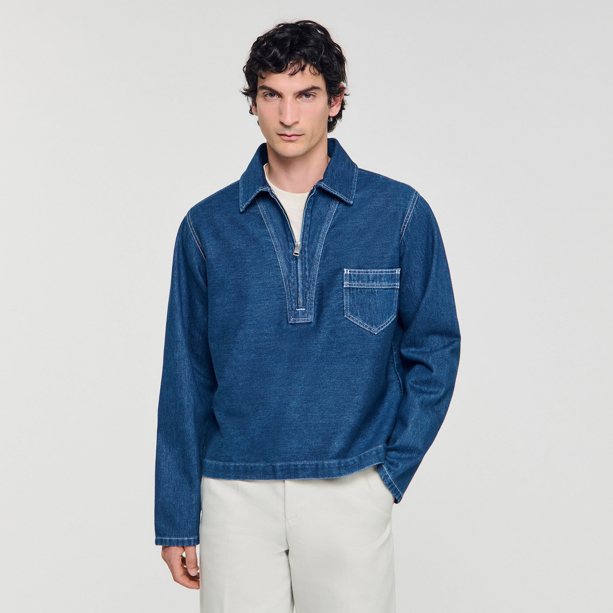 Túnica de denim