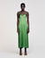 Vestido fluido satinado